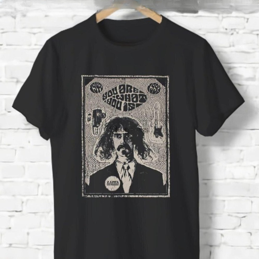 Frank Zappa Retro Poster Unisex Tee Tshirt Graphics Unisex Shirt